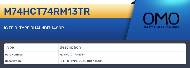 M74HCT74RM13TR