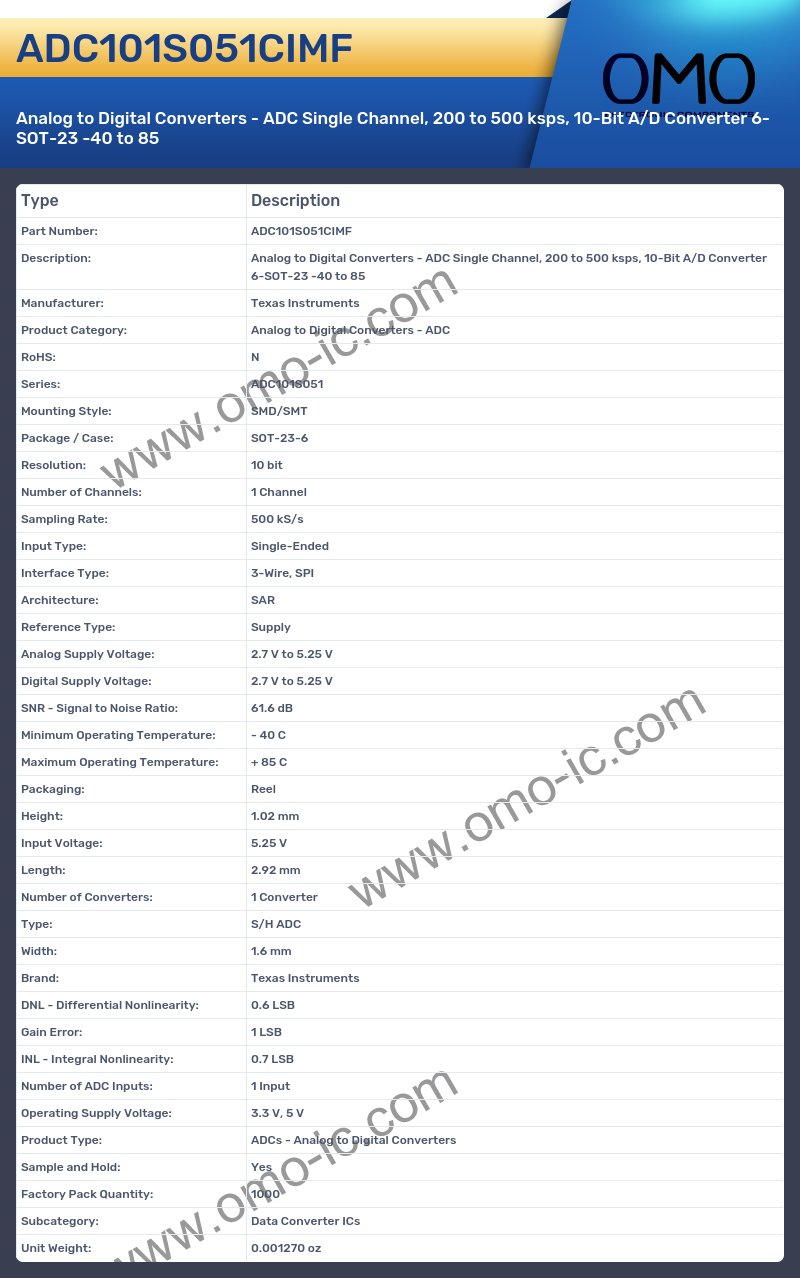 ADC101S051CIMF