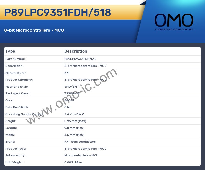 P89LPC9351FDH/518
