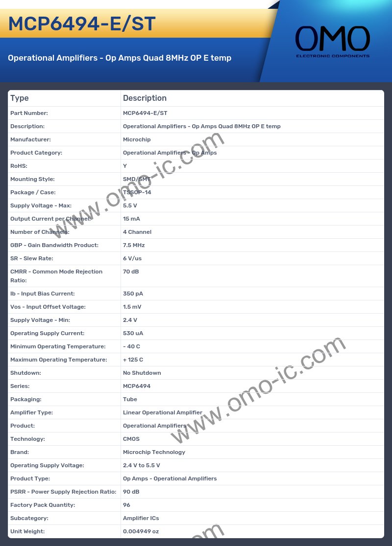 MCP6494-E/ST