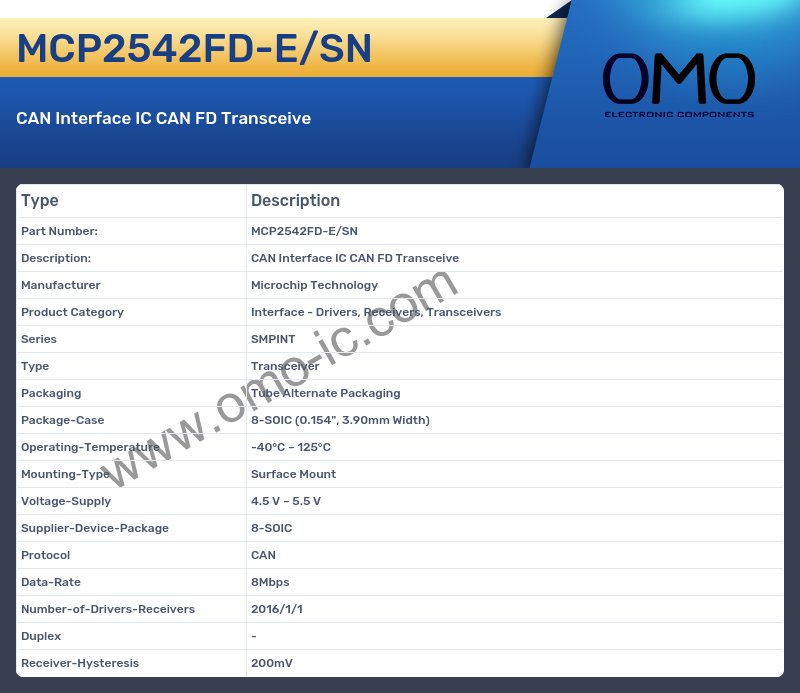 MCP2542FD-E/SN
