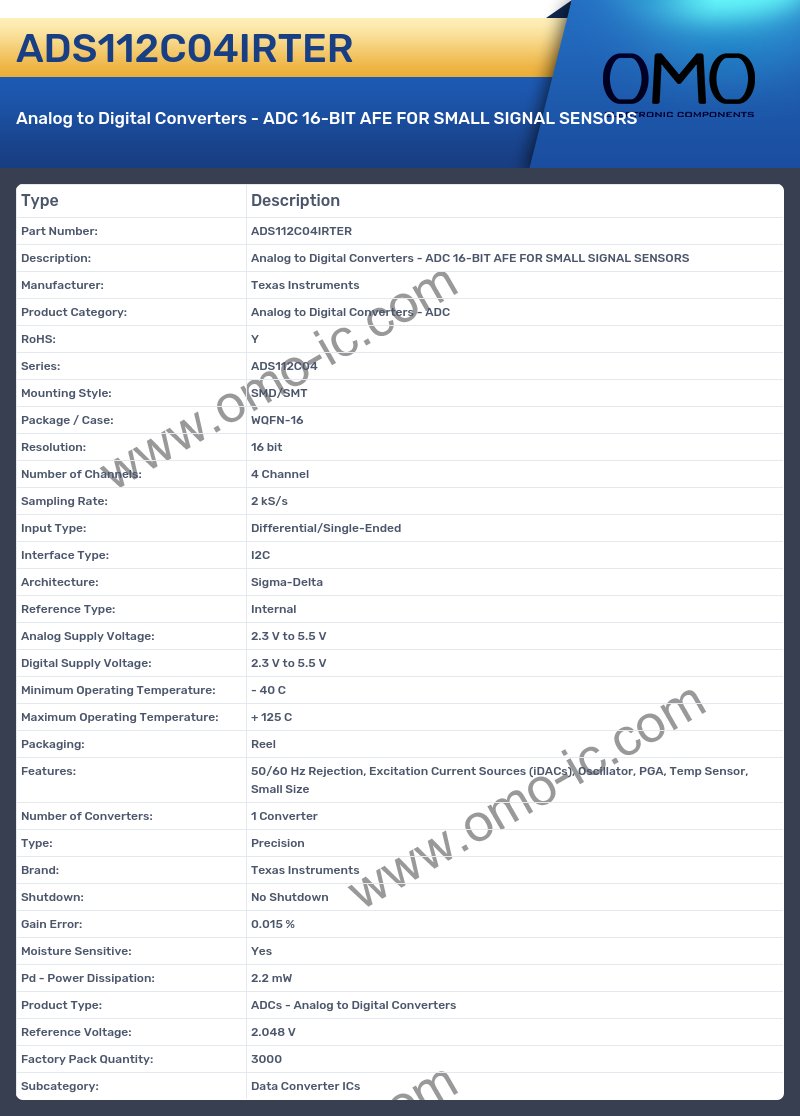 ADS112C04IRTER