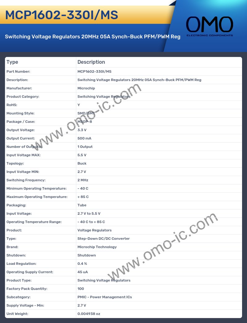MCP1602-330I/MS