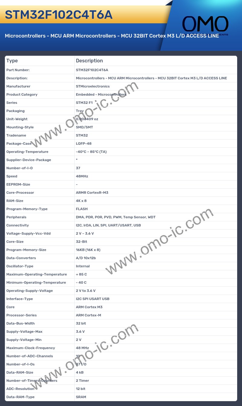 STM32F102C4T6A