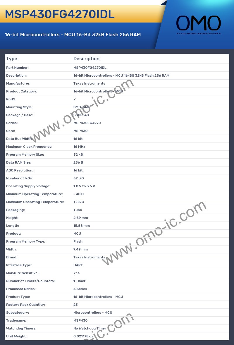 MSP430FG4270IDL