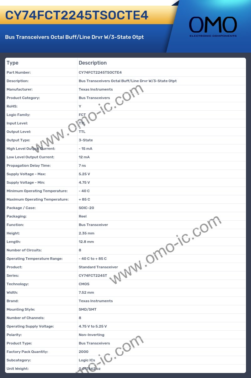 CY74FCT2245TSOCTE4