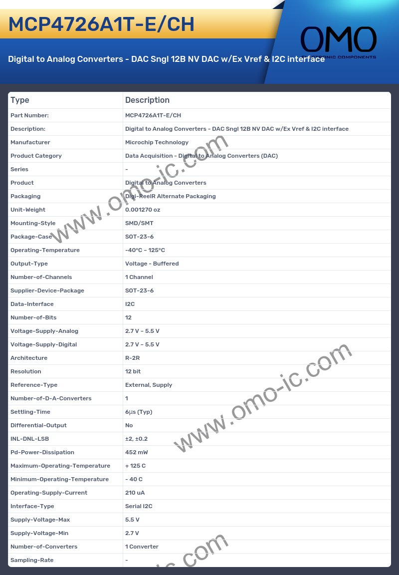 MCP4726A1T-E/CH