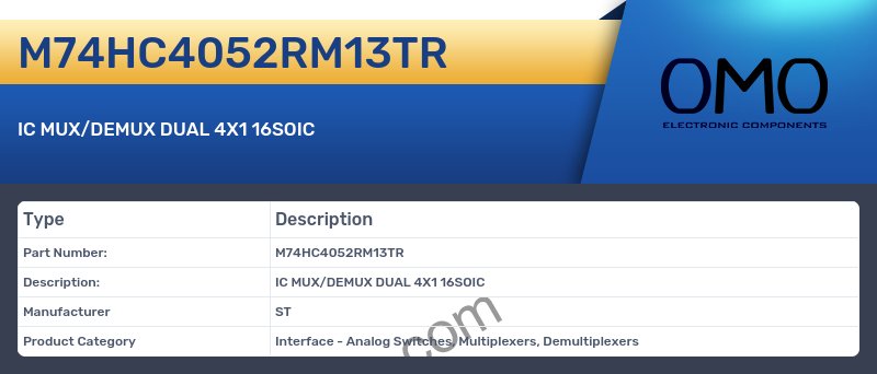 M74HC4052RM13TR