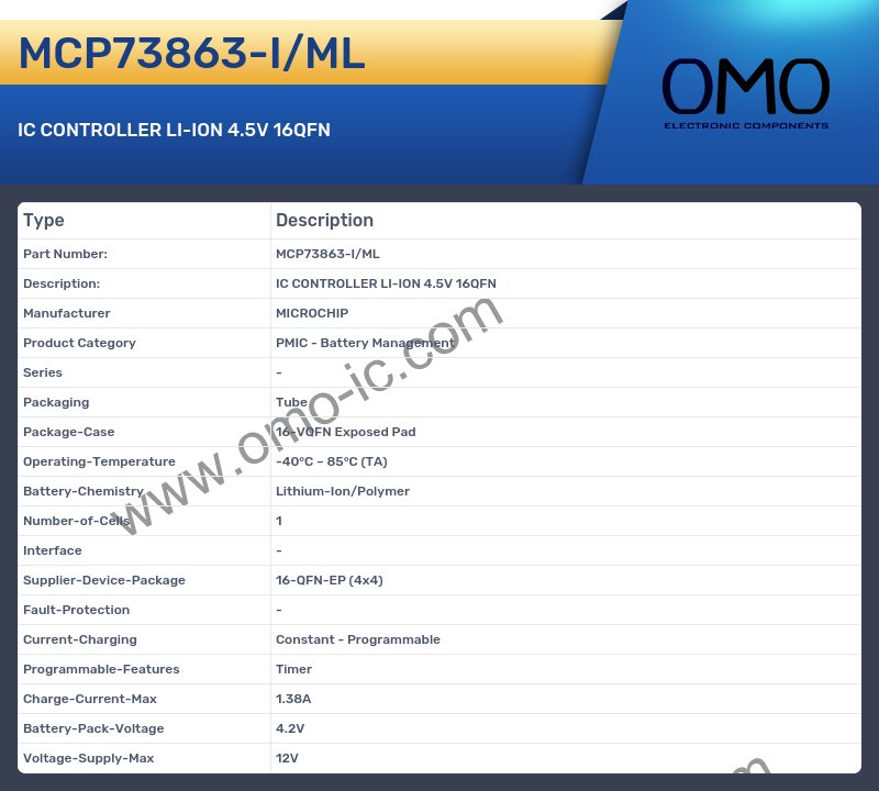 MCP73863-I/ML