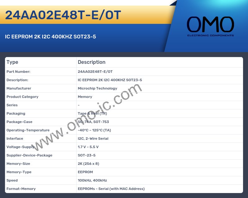24AA02E48T-E/OT
