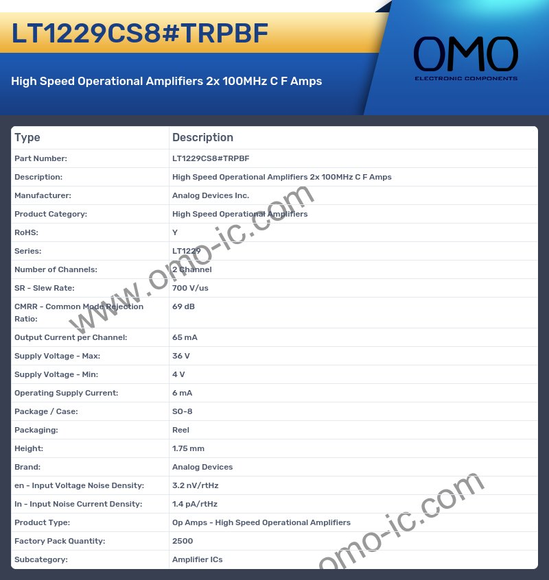 LT1229CS8#TRPBF