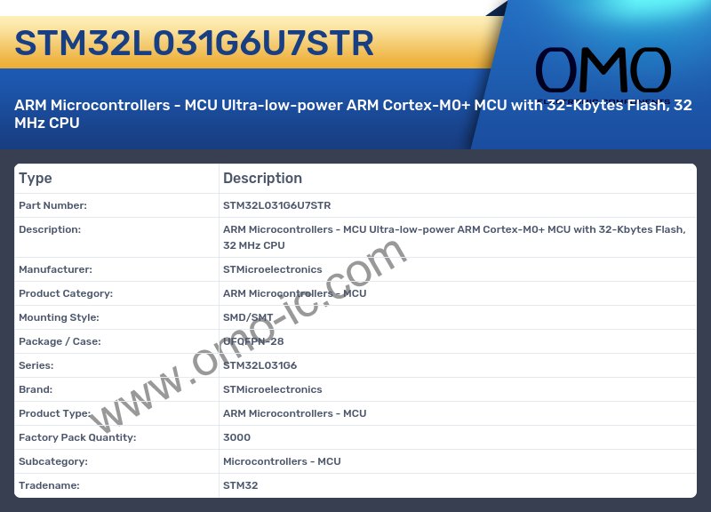 STM32L031G6U7STR