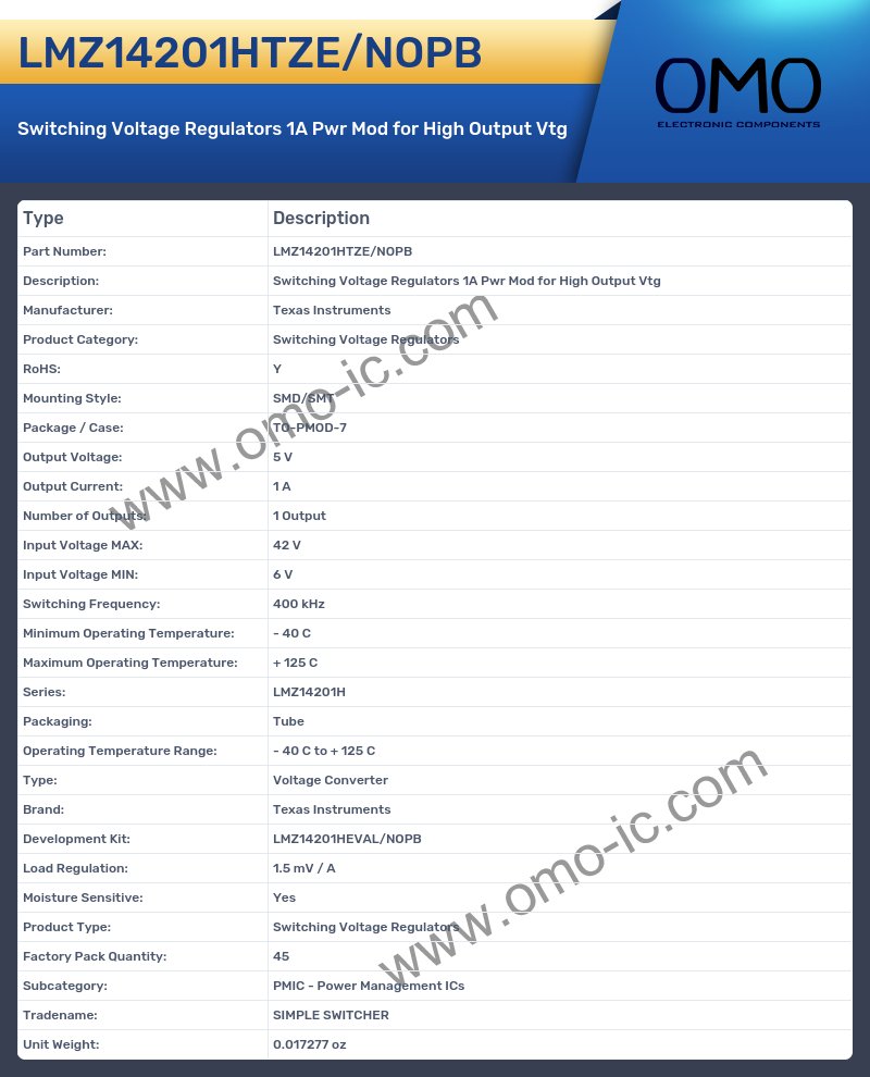 LMZ14201HTZE/NOPB