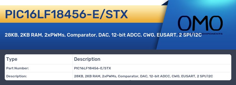 PIC16LF18456-E/STX