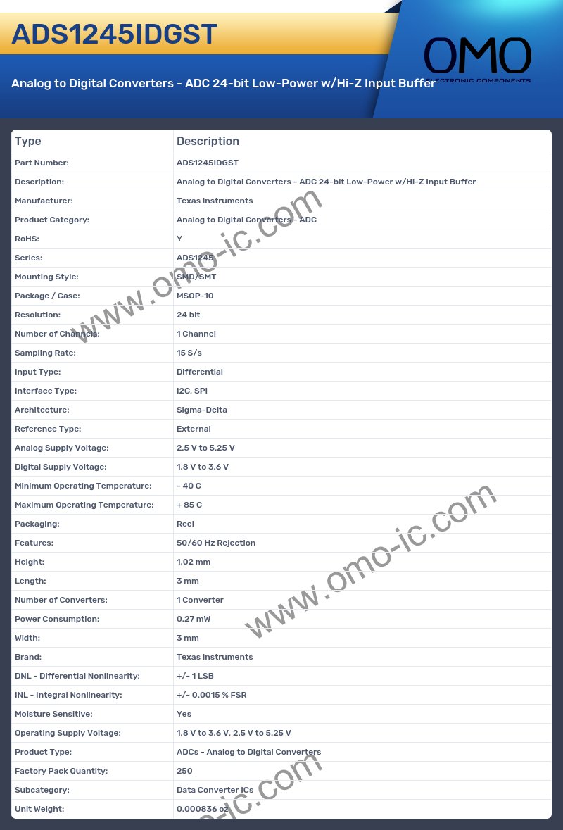 ADS1245IDGST