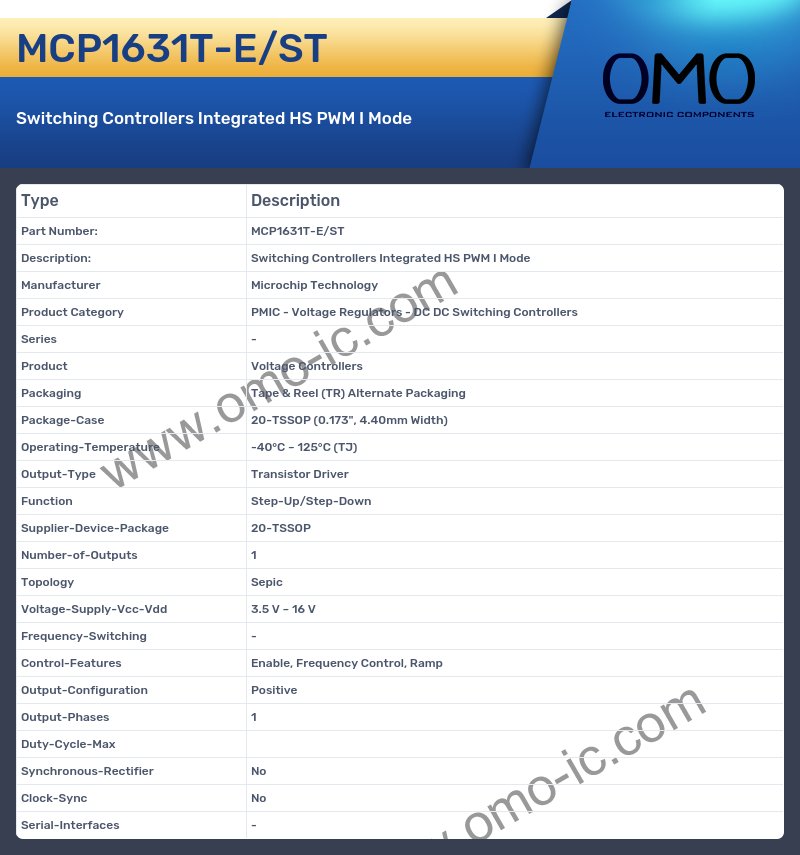 MCP1631T-E/ST