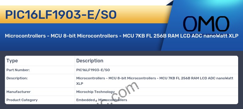 PIC16LF1903-E/SO