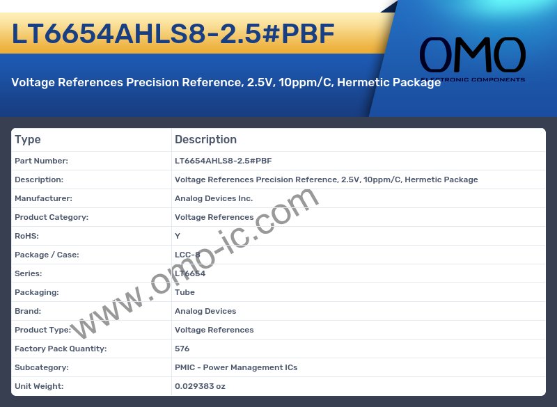 LT6654AHLS8-2.5#PBF