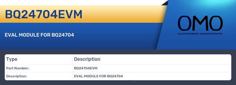 BQ24704EVM