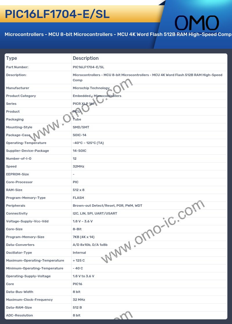 PIC16LF1704-E/SL