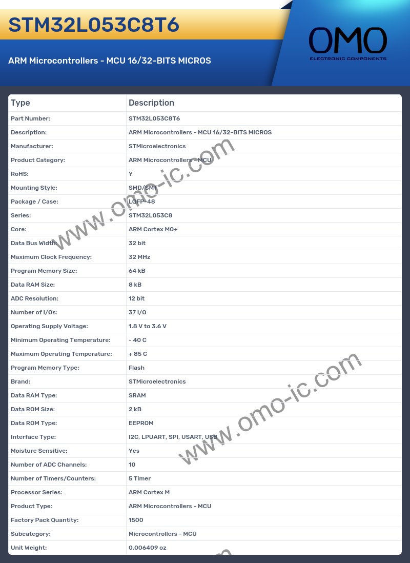 STM32L053C8T6
