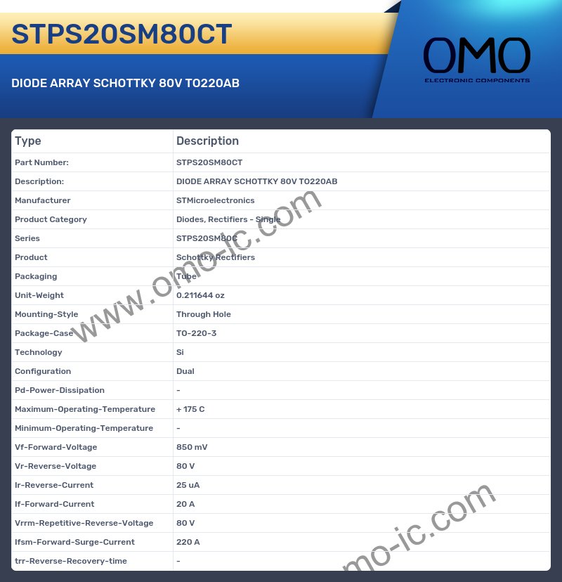 STPS20SM80CT