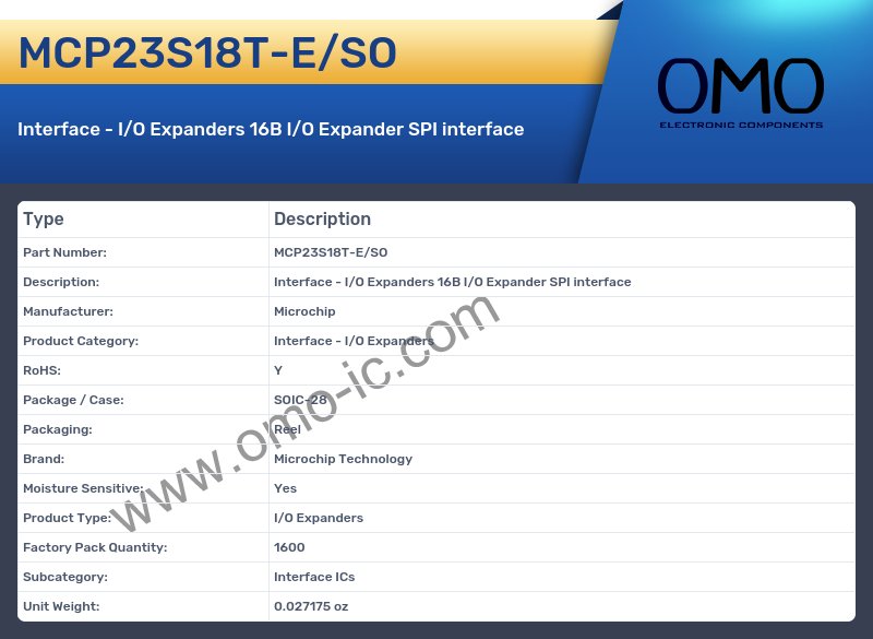 MCP23S18T-E/SO