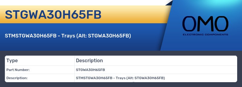 STGWA30H65FB