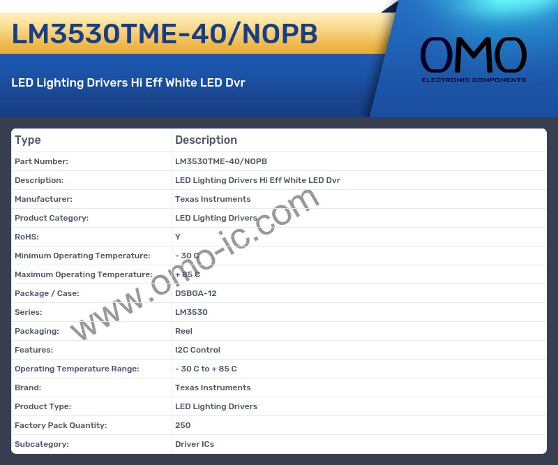 LM3530TME-40/NOPB