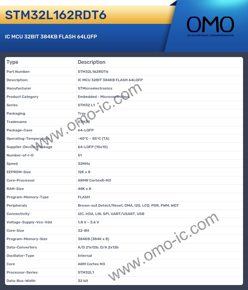 STM32L162RDT6