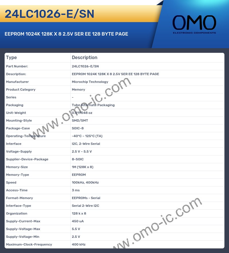 24LC1026-E/SN