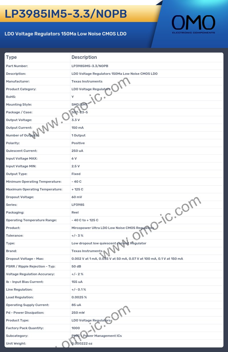LP3985IM5-3.3/NOPB