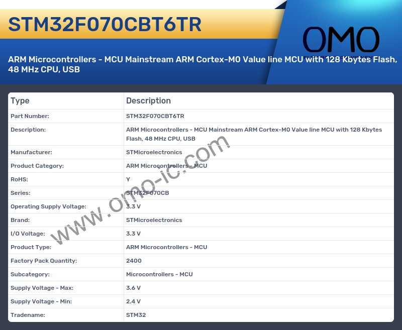 STM32F070CBT6TR