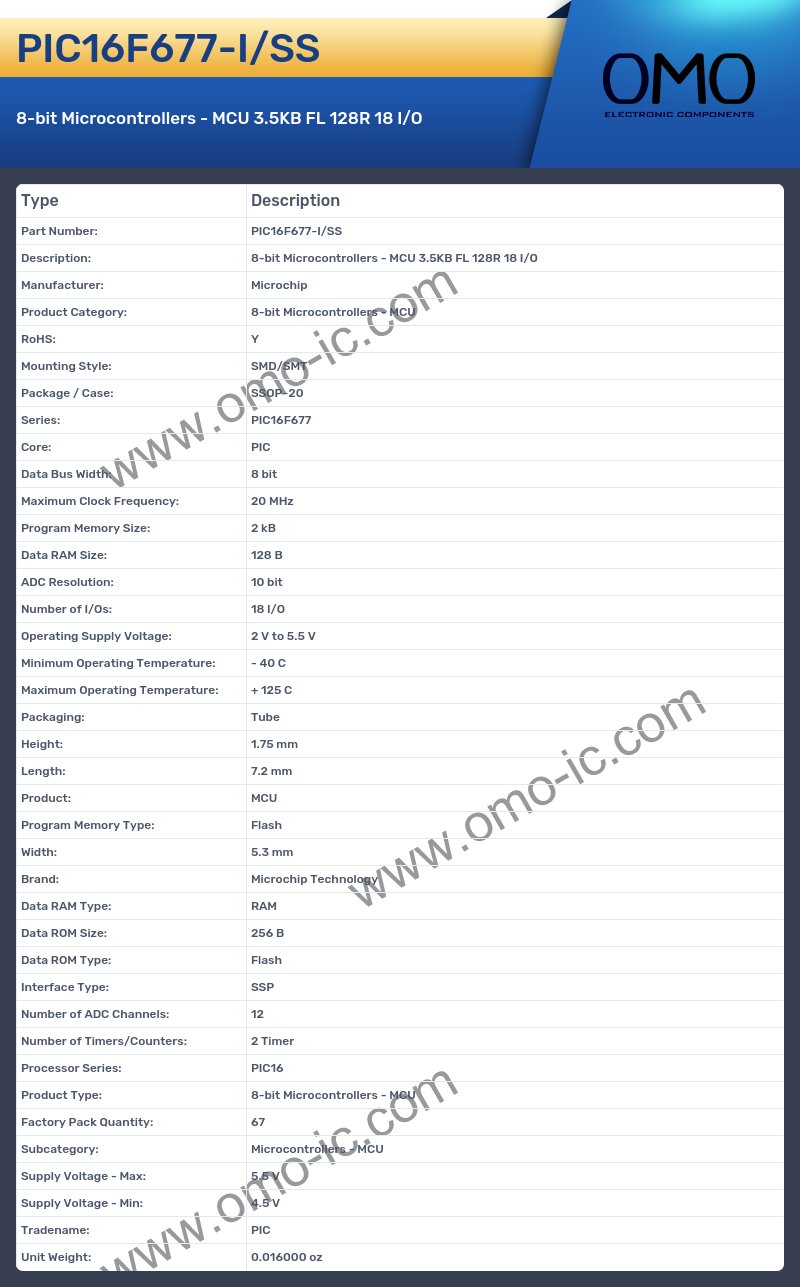 PIC16F677-I/SS