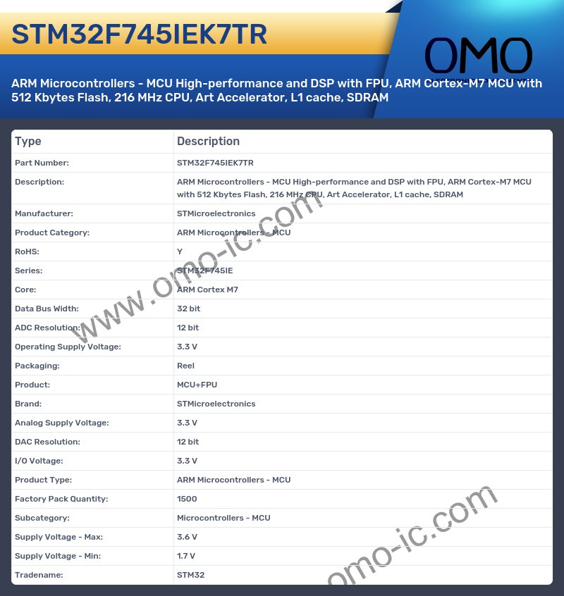 STM32F745IEK7TR