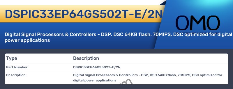 DSPIC33EP64GS502T-E/2N