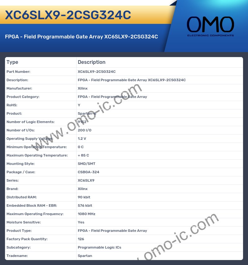 XC6SLX9-2CSG324C