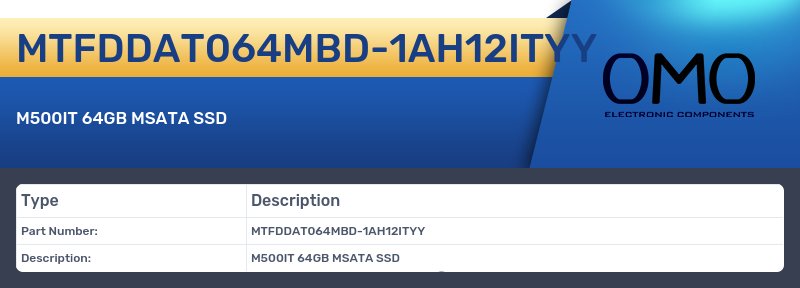 MTFDDAT064MBD-1AH12ITYY
