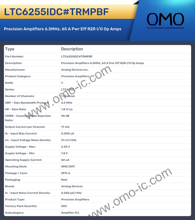 LTC6255IDC#TRMPBF