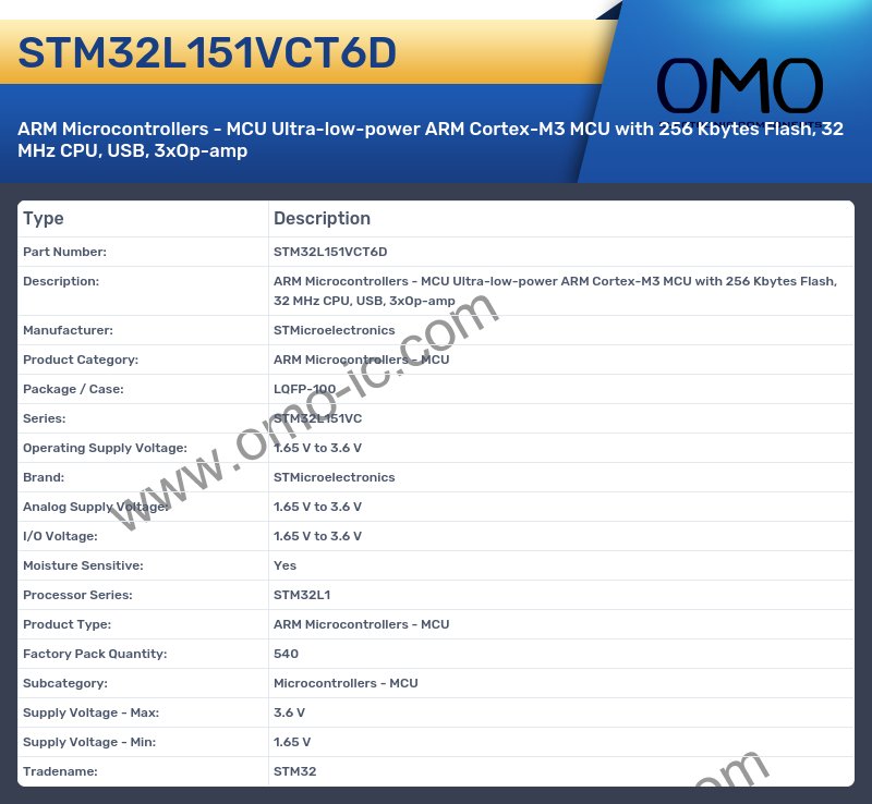 STM32L151VCT6D