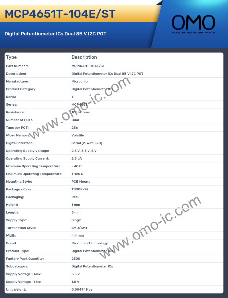 MCP4651T-104E/ST