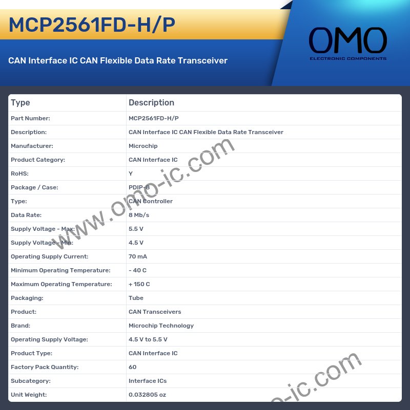 MCP2561FD-H/P