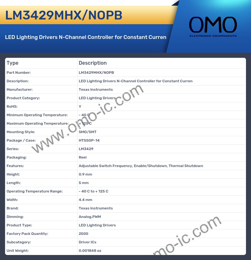 LM3429MHX/NOPB