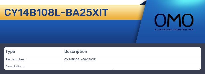 CY14B108L-BA25XIT