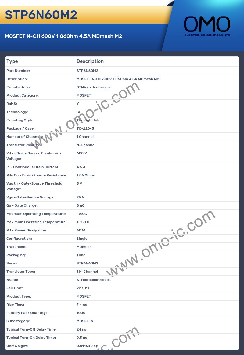 STP6N60M2