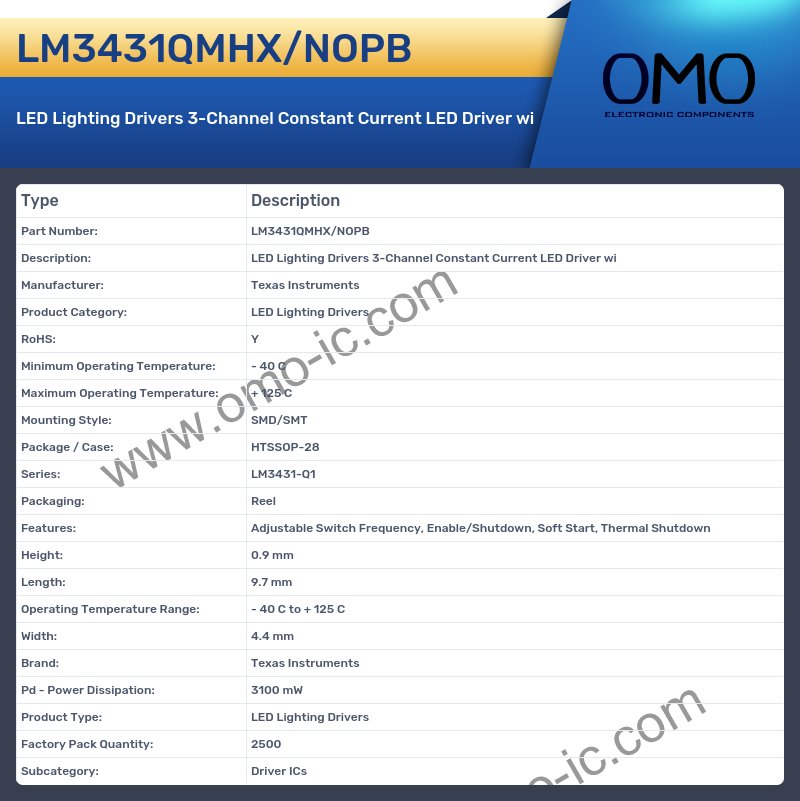 LM3431QMHX/NOPB