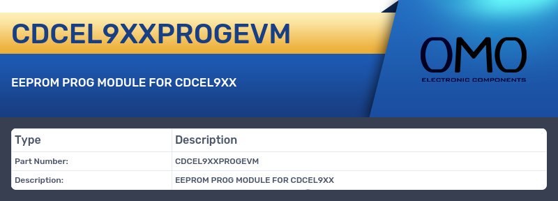 CDCEL9XXPROGEVM
