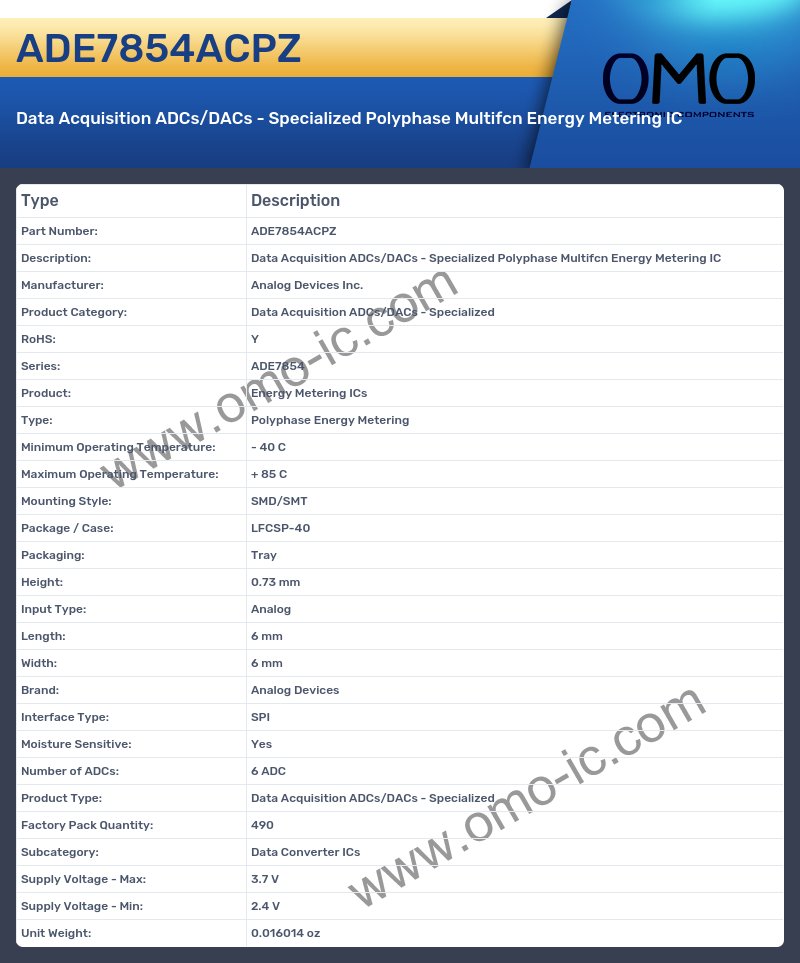 ADE7854ACPZ