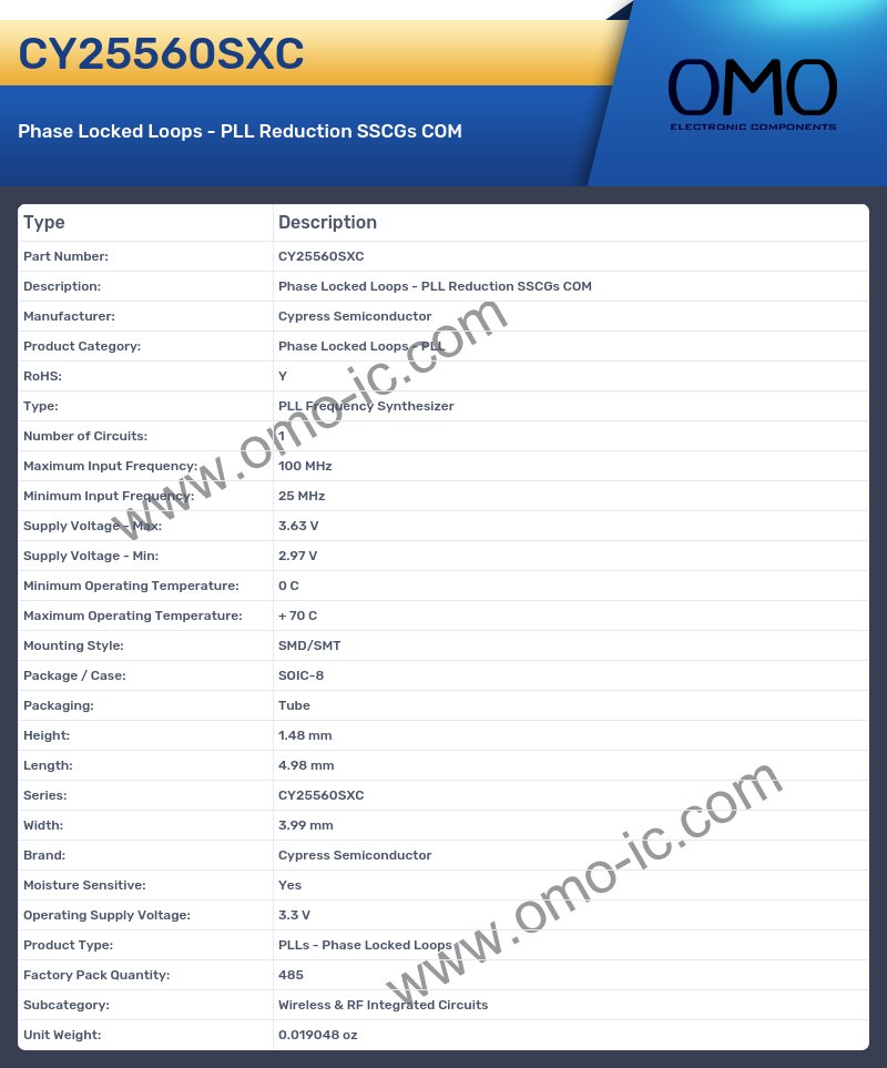 CY25560SXC