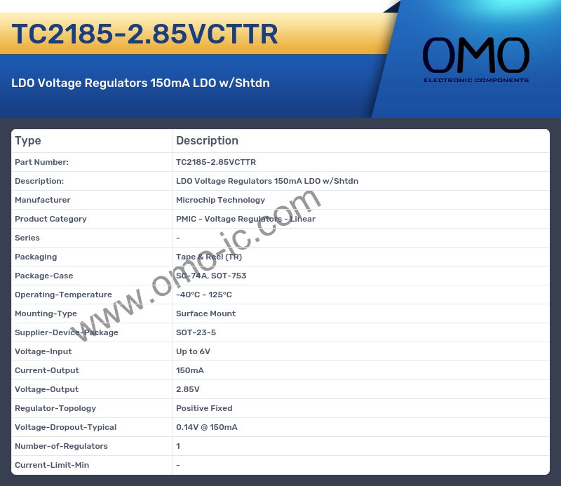 TC2185-2.85VCTTR